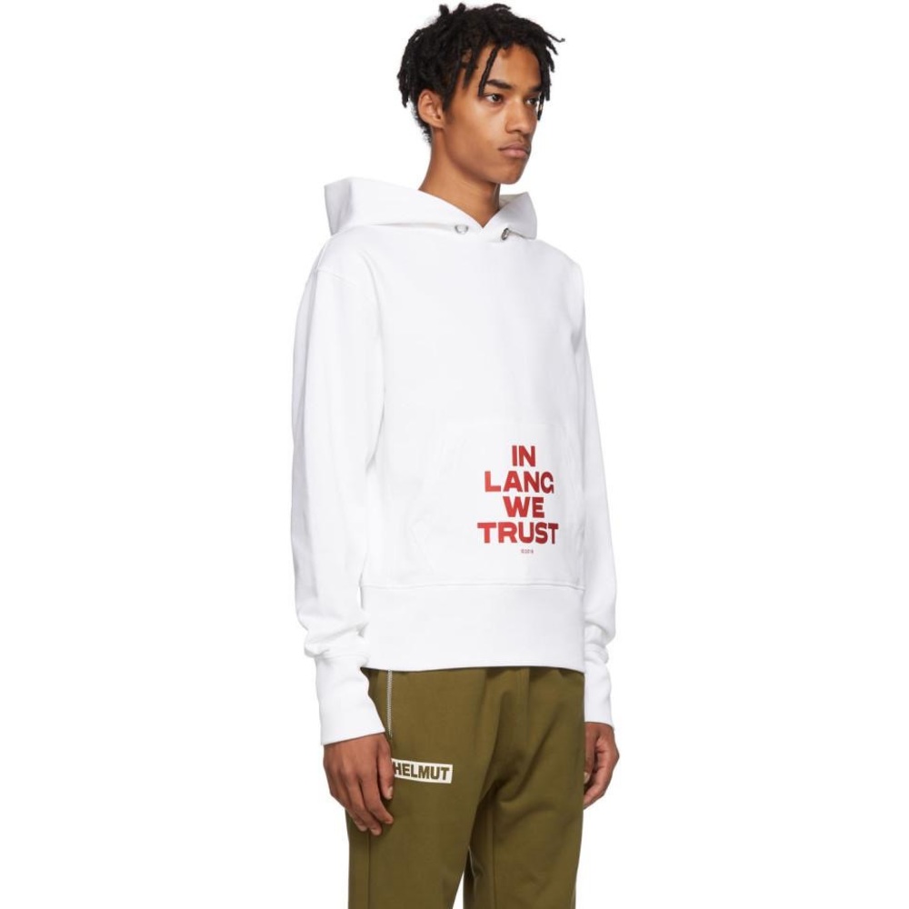 NWT Helmut Lang Exclusive White Hoodie